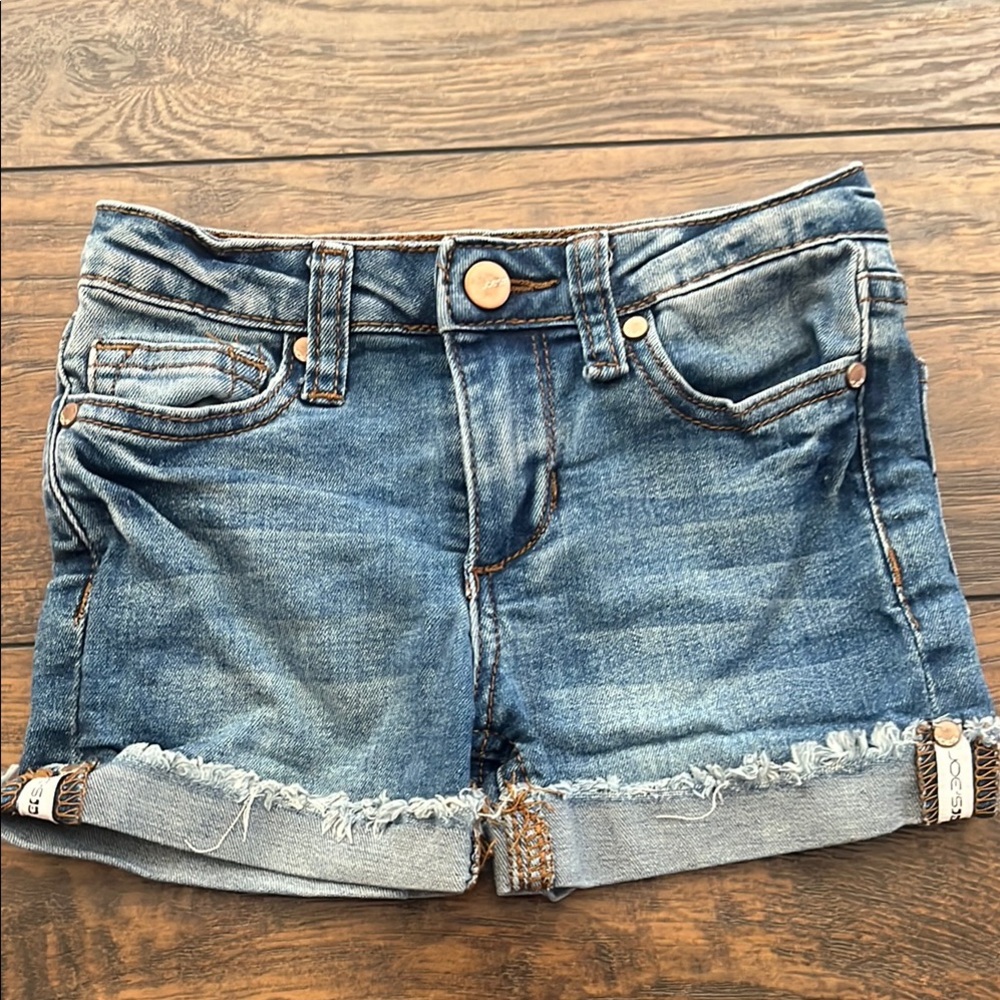 Joe's Jeans Blue Denim Shorts Distressed Cuffed